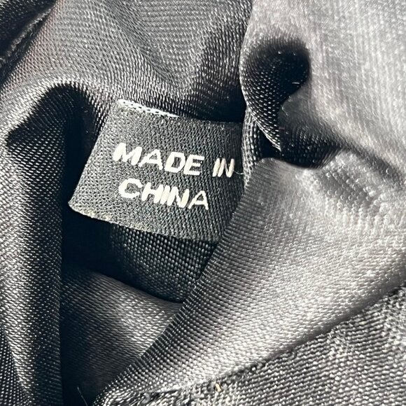 LOFT Black Sequin Mini Clutch | Silver Hardware Detail - Picture 3 of 7